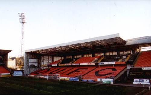 Tannadice Park - Hintertortrib&uuml;ne