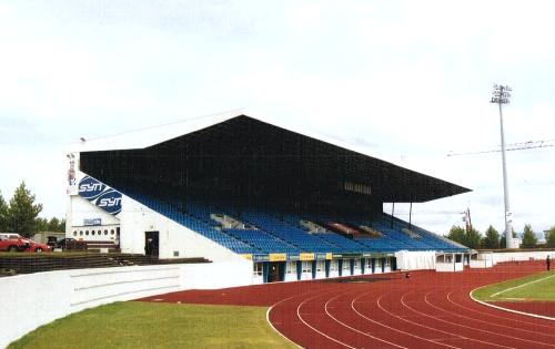 Laugardalsv&ouml;llur - Haupttrib�ne Vorderansicht