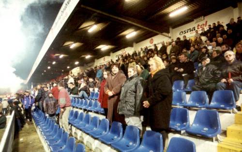 Stadion an der Bremer Br&uuml;cke - Haupttrib&uuml;ne
