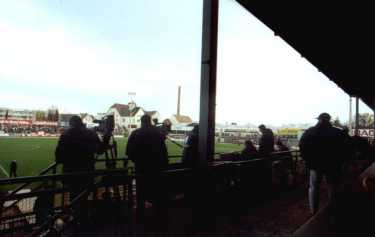 Jahn-Stadion - Aussicht von Trib&uuml;ne